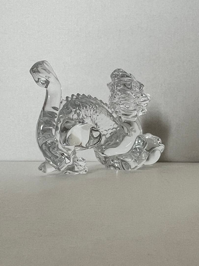 美品【バカラ 干支 ドラゴン】クリスタル置物 本体のみ