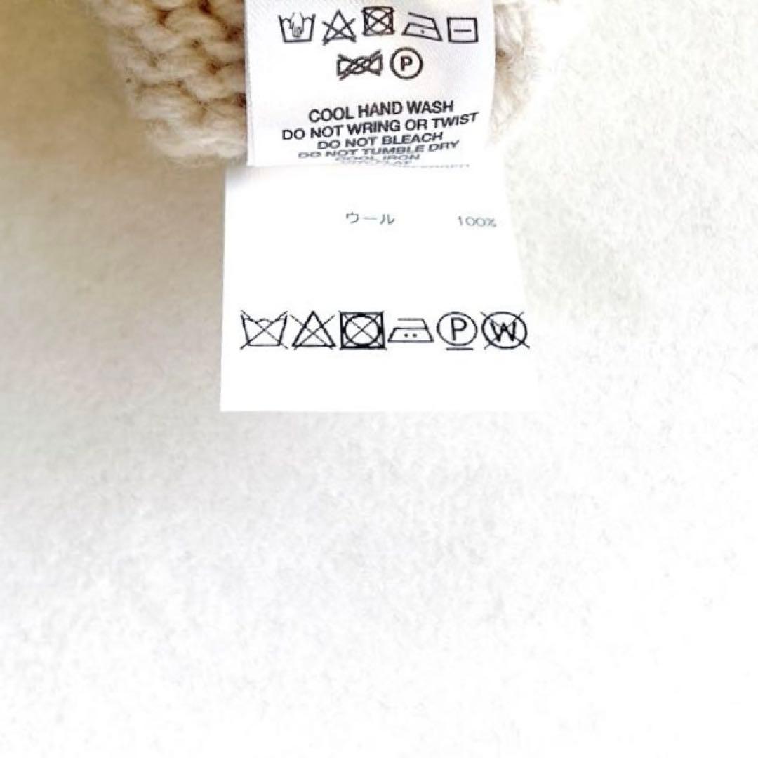 【サボテン様】エリべフェアアイルニットノルディックニットハンドニットメリノウール