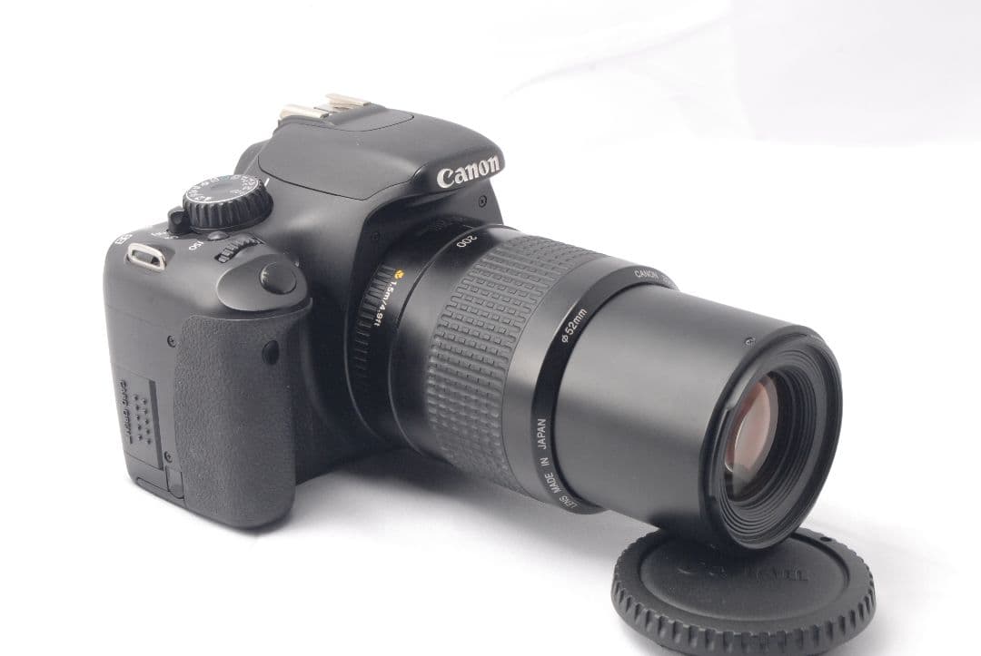 Canon EOS Kiss X4 ★一眼レフカメラ★望遠レンズ付☆Wレンズ☆