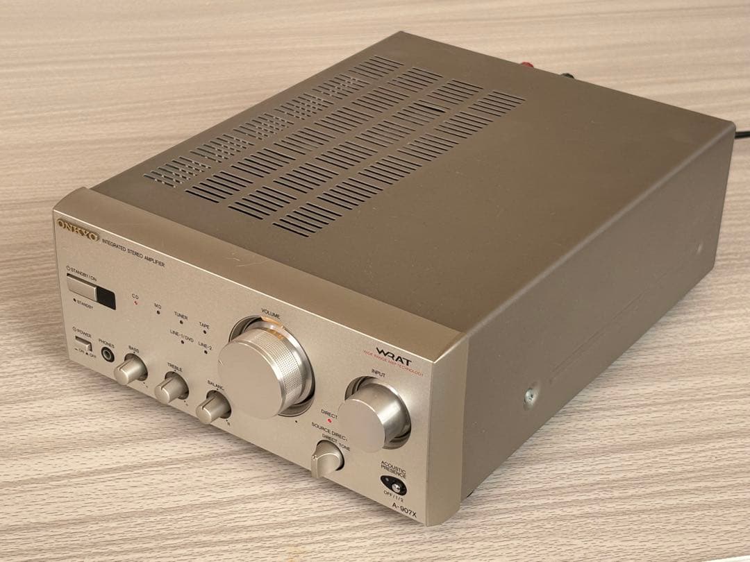 美品★ONKYO A-907X プリメインアンプ ◾️純正リモコン付き