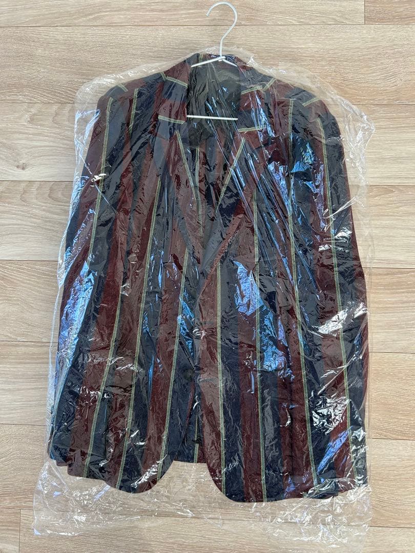 12SS ランウェイモデル ジョンローレンスサリバン ストライプ ジャケット