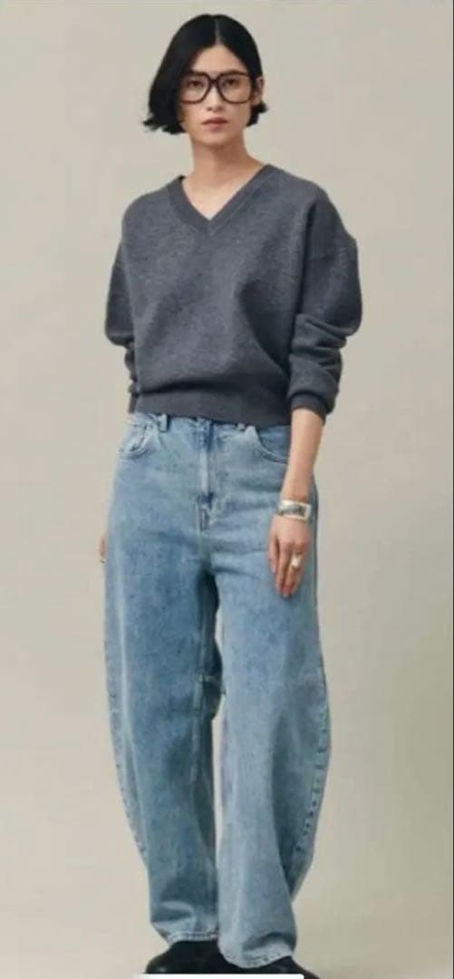 パンツ デニム　Curensology カレンソロジー　＆RC カーヴィーデニム