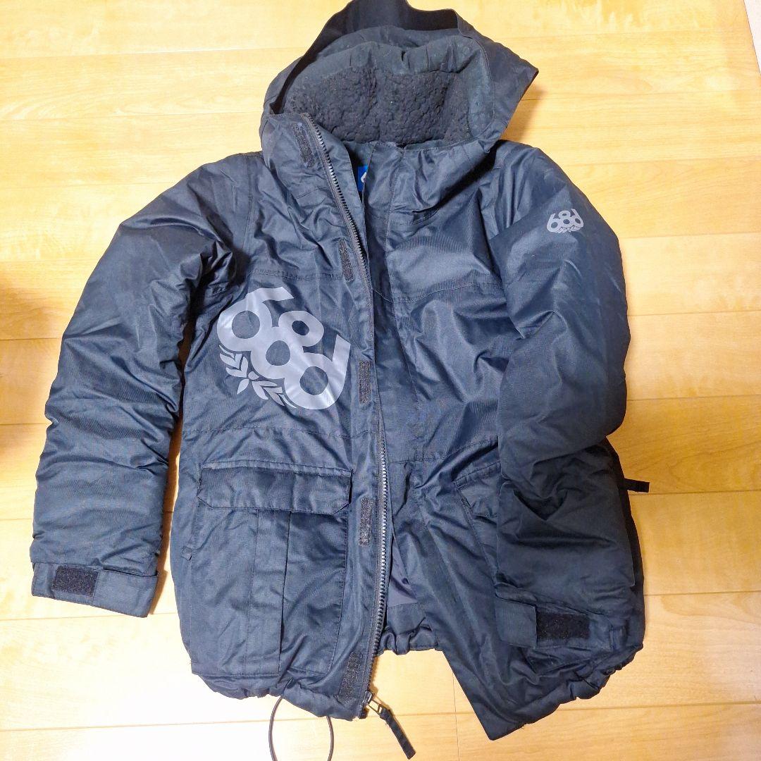 スノーボードウェア686 　ブラック/オレンジ