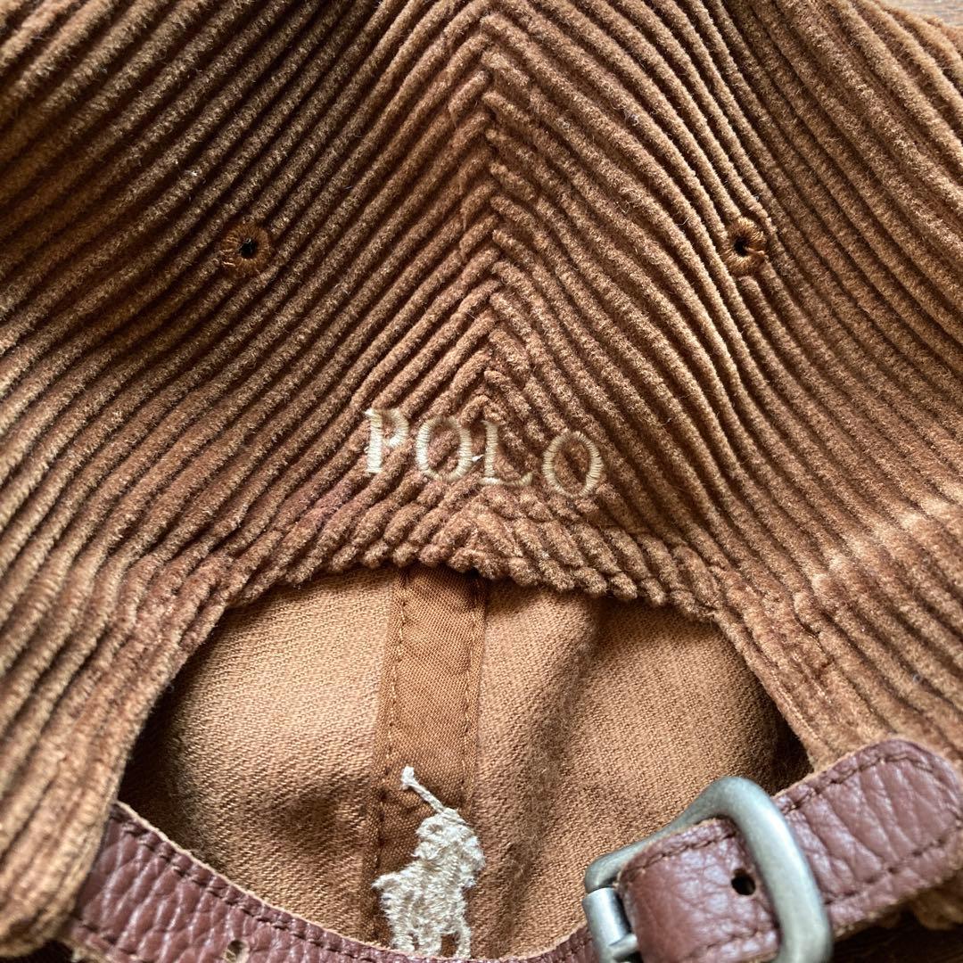 90-00s polo ralph lauren コーデュロイ キャップ
