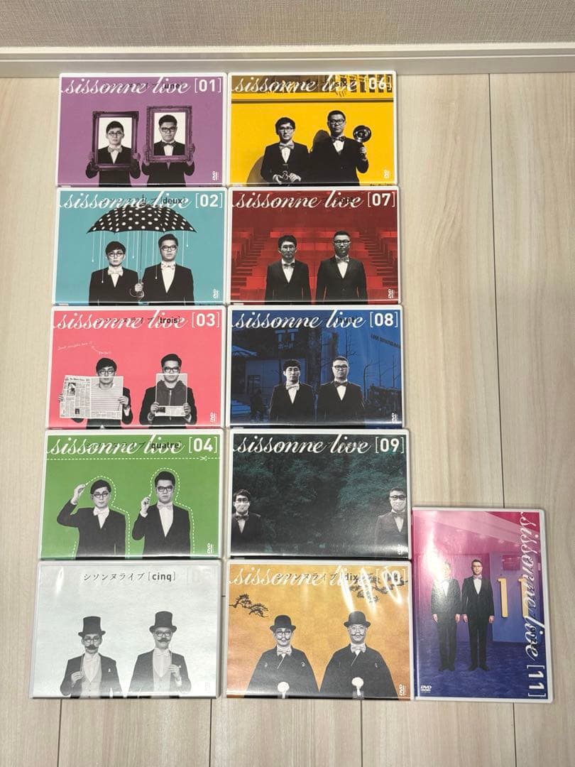 シソンヌライブ 1〜11 DVDセット