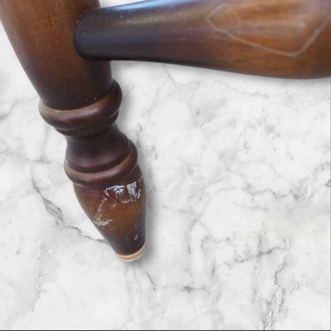 ④キツツキマーク 木製チェア 飛騨家具 レトロ