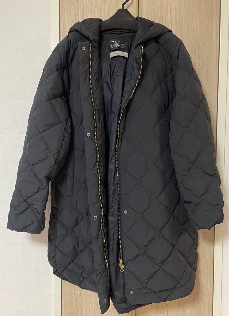 UNFIL 大きいサイズXL TAIONコラボ 2WAY キルティングダウン