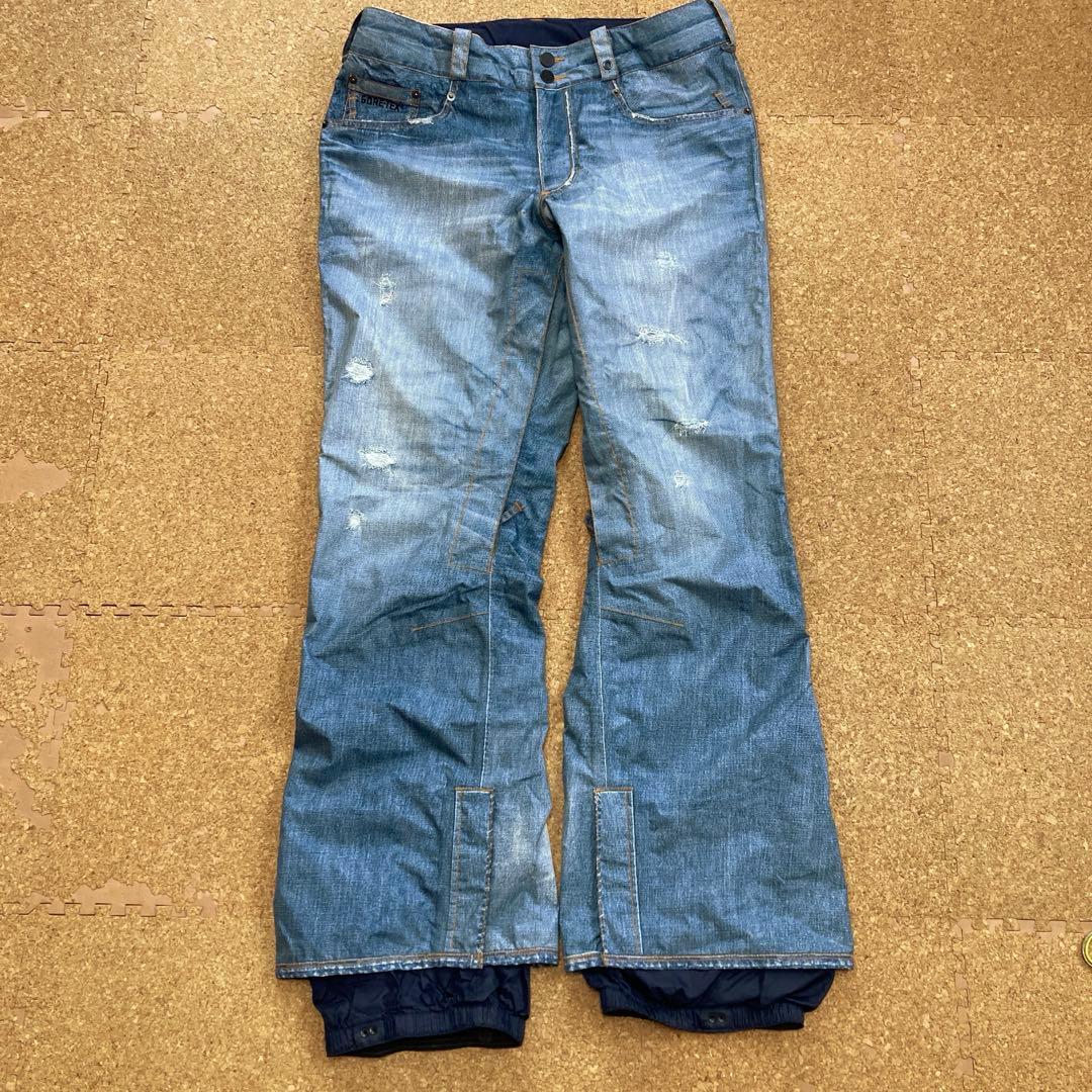 【美品】バートンBURTON GORE-TEXスノボウェア スノボMメンズ紺