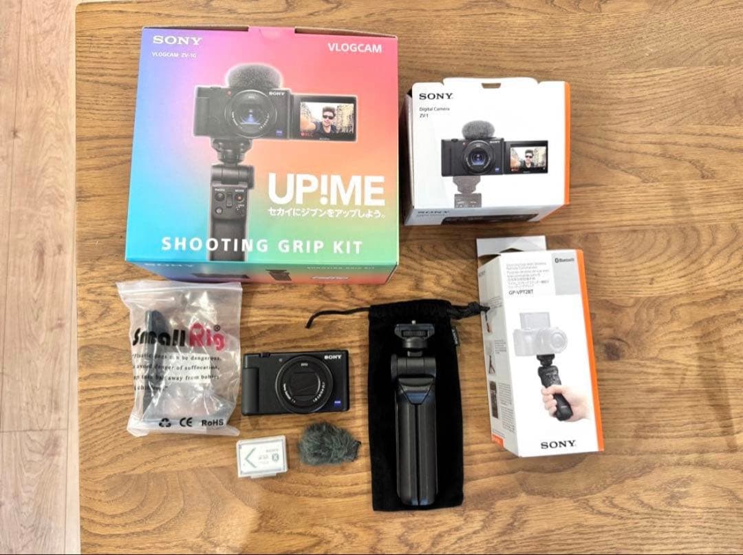 SONY VLOGCAM ZV-1G シューティンググリップ