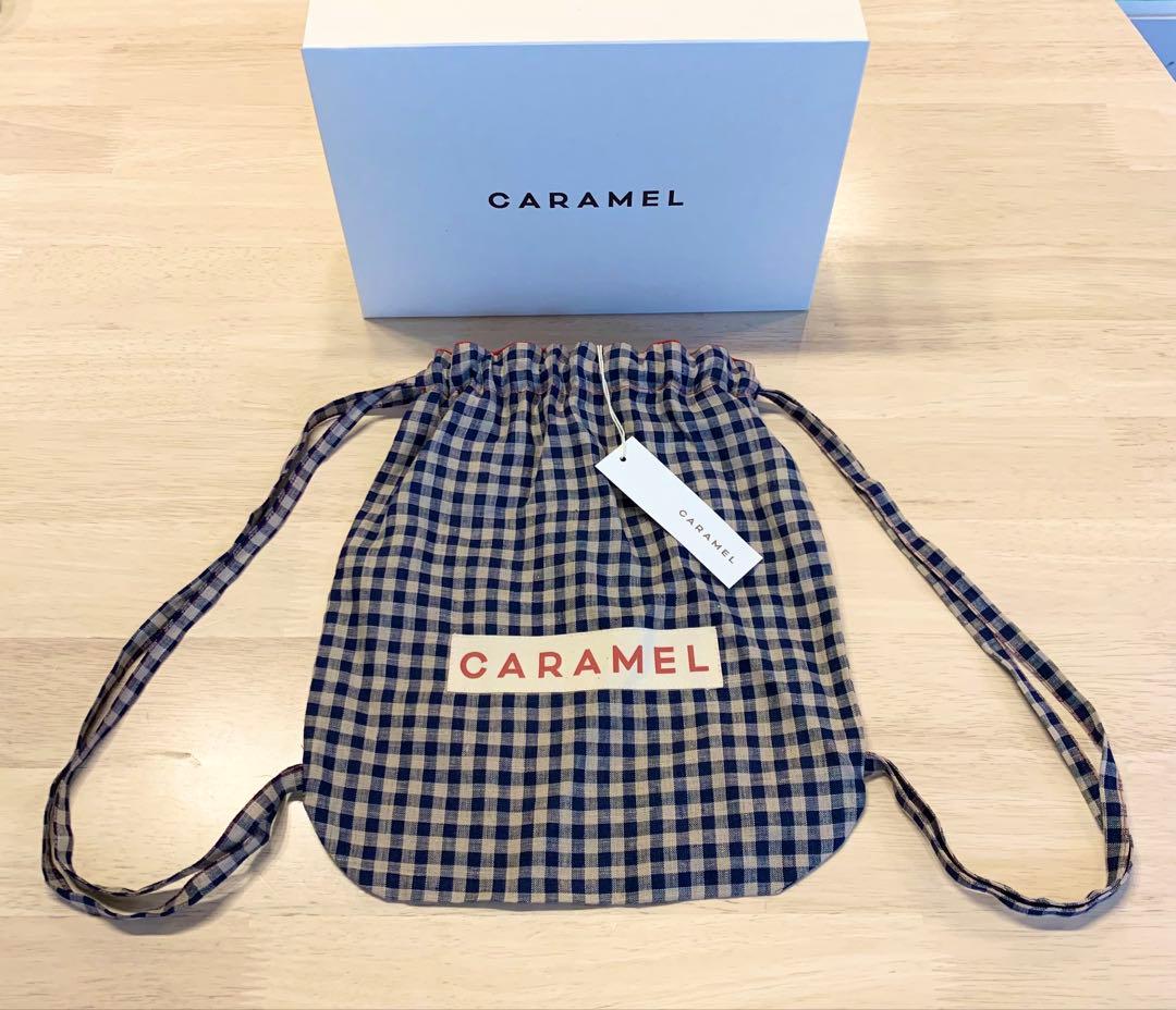 【新品未使用】CARAMEL チェック リュック バッグ 廃盤
