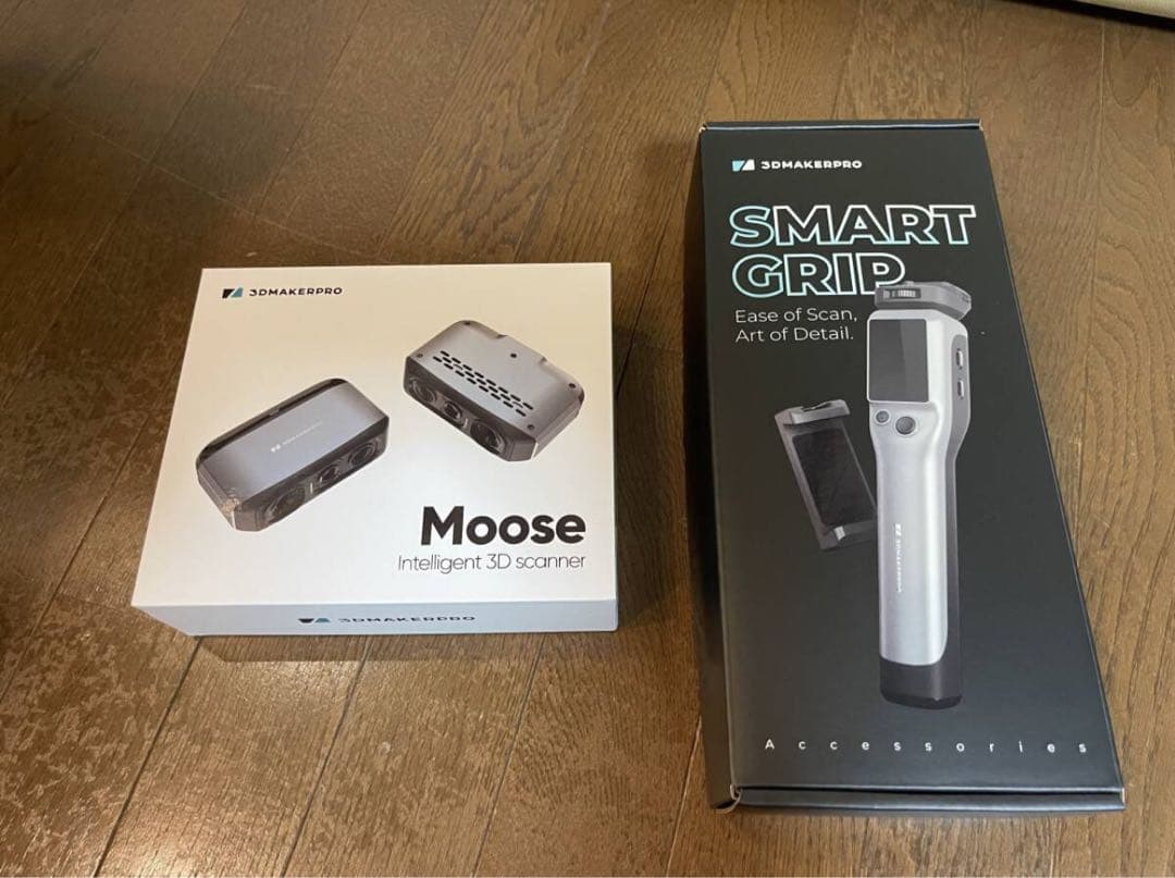 3DMAKERPRO Moose 3DスキャナーとSMART GRIP