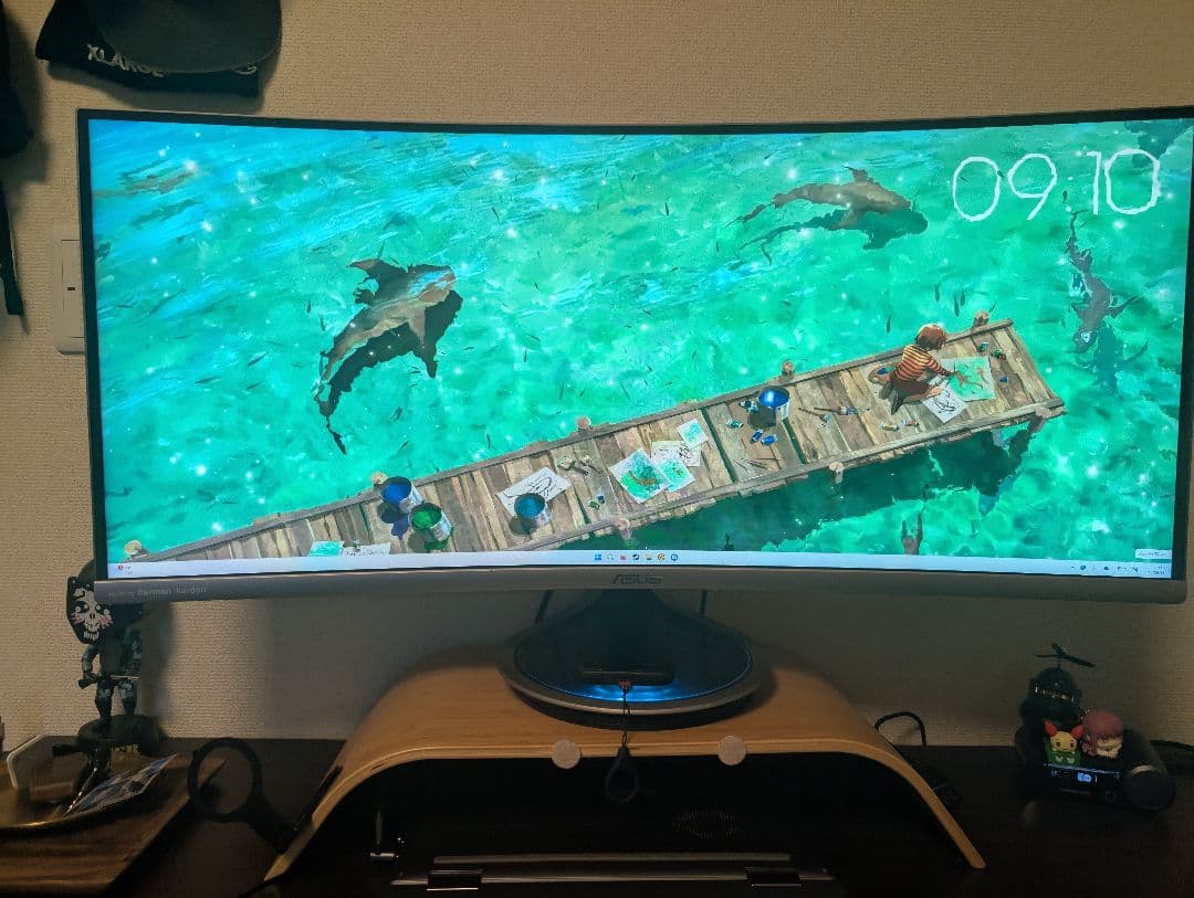 MX34VQ ASUS 湾曲ウルトラワイド 34型モニター