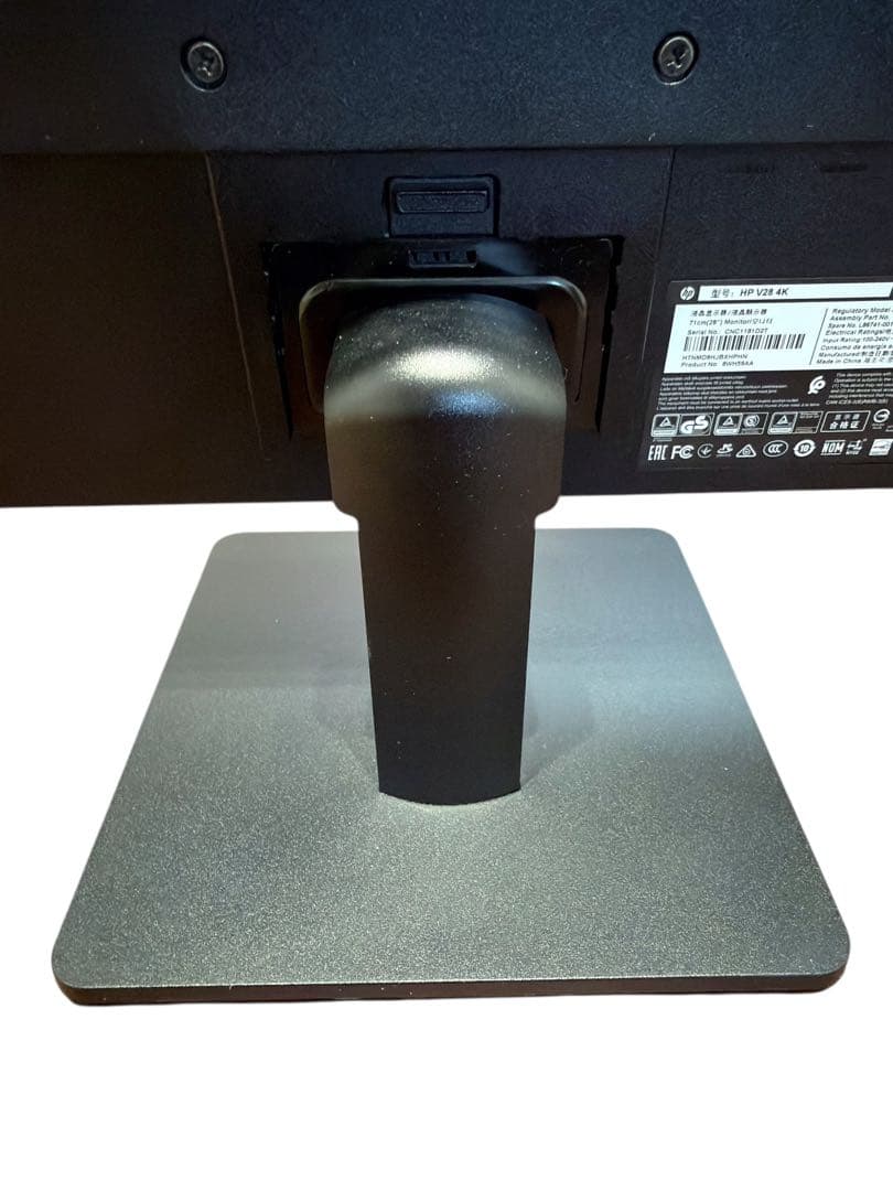 【美品】HP　PCモニター　28インチ　4K対応