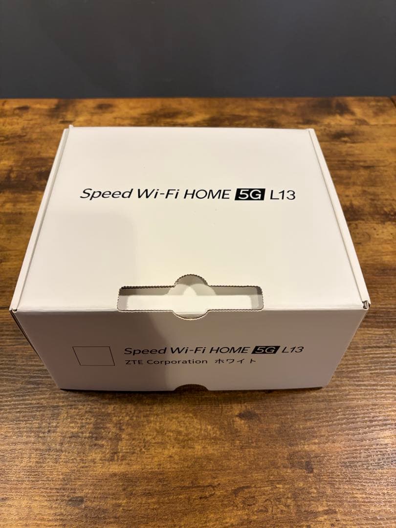 ZTE Speed Wi-Fi  5G L13 ホワイト