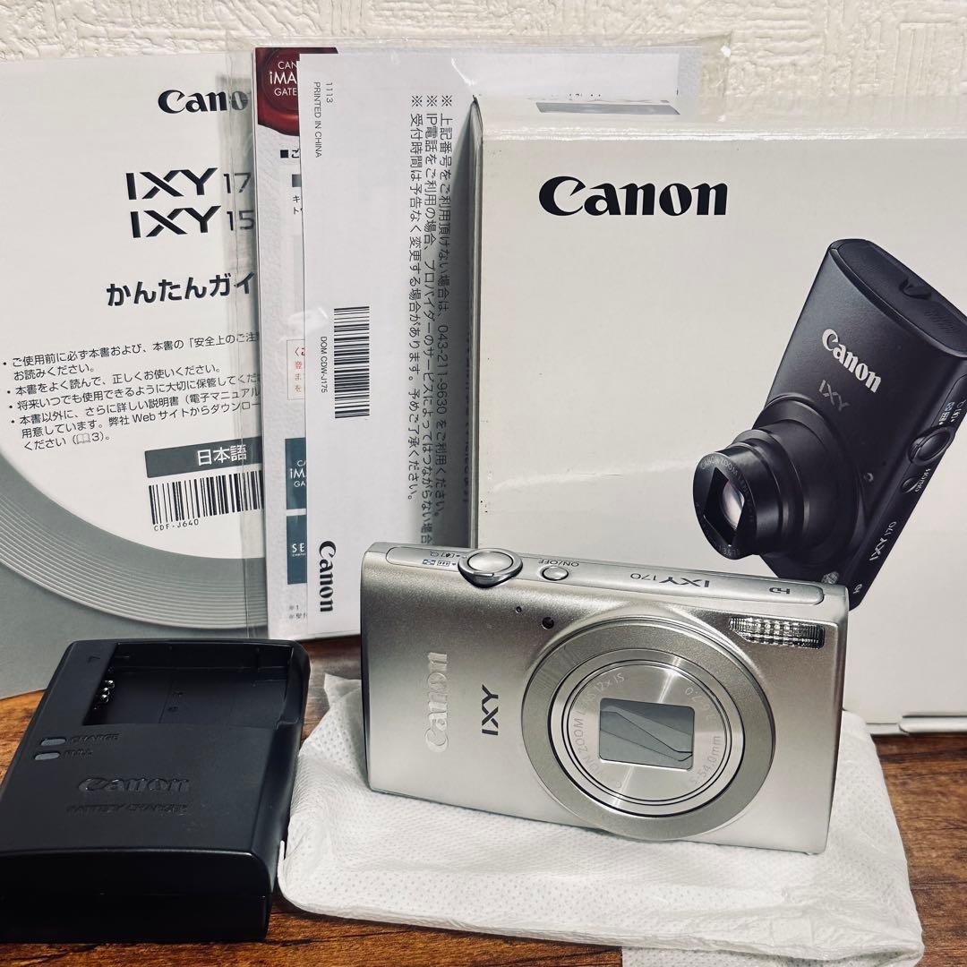 Canon IXY 170 シルバー　デジタルカメラ　コンパクト　デジカメ