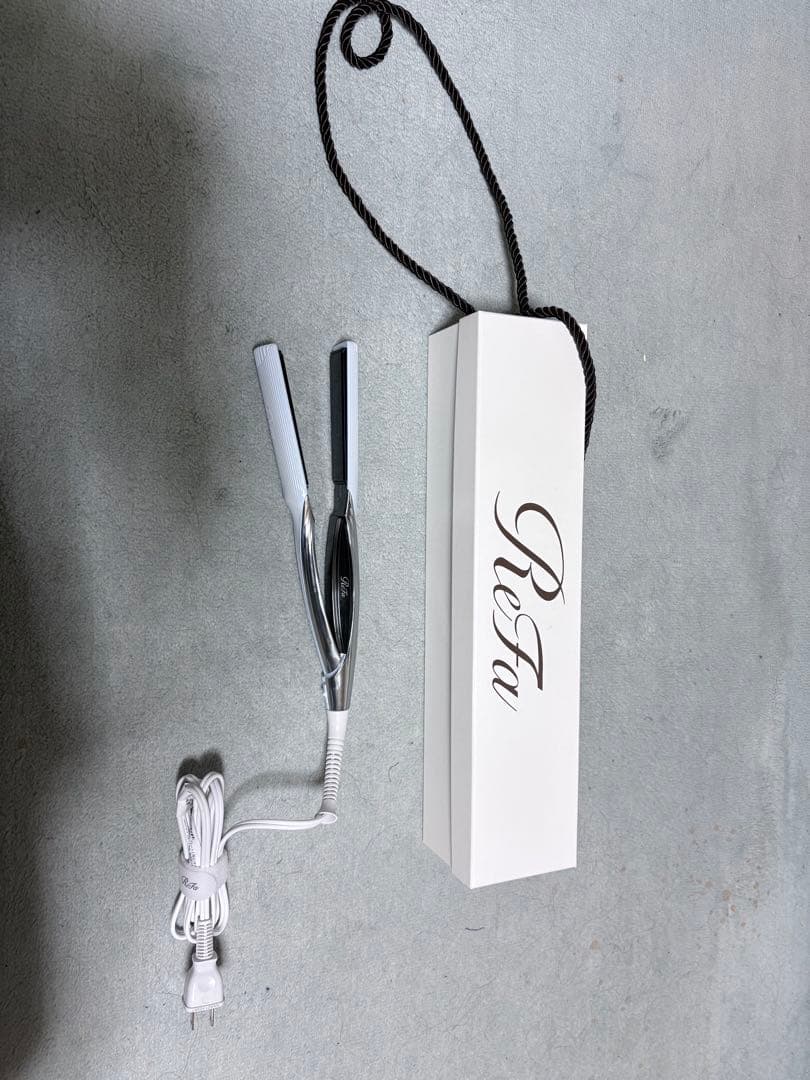 ReFa ストレートヘアアイロン ホワイト/ブラック