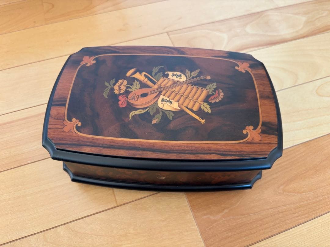 ⚠️箱のみ⚠️リュージュ72弁シリンダーオルゴール用 ボックス　空箱