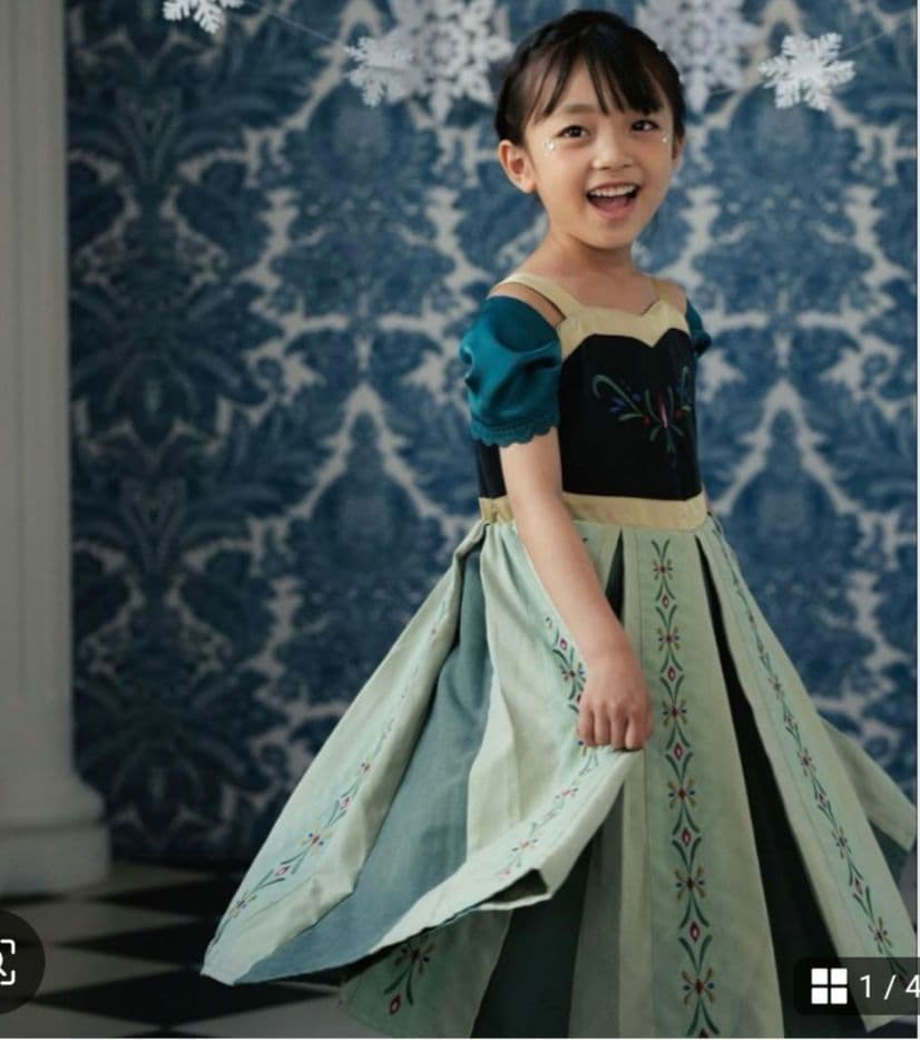 新品タグつき✨バースデイ　cottoli アナ ドレス 110cm