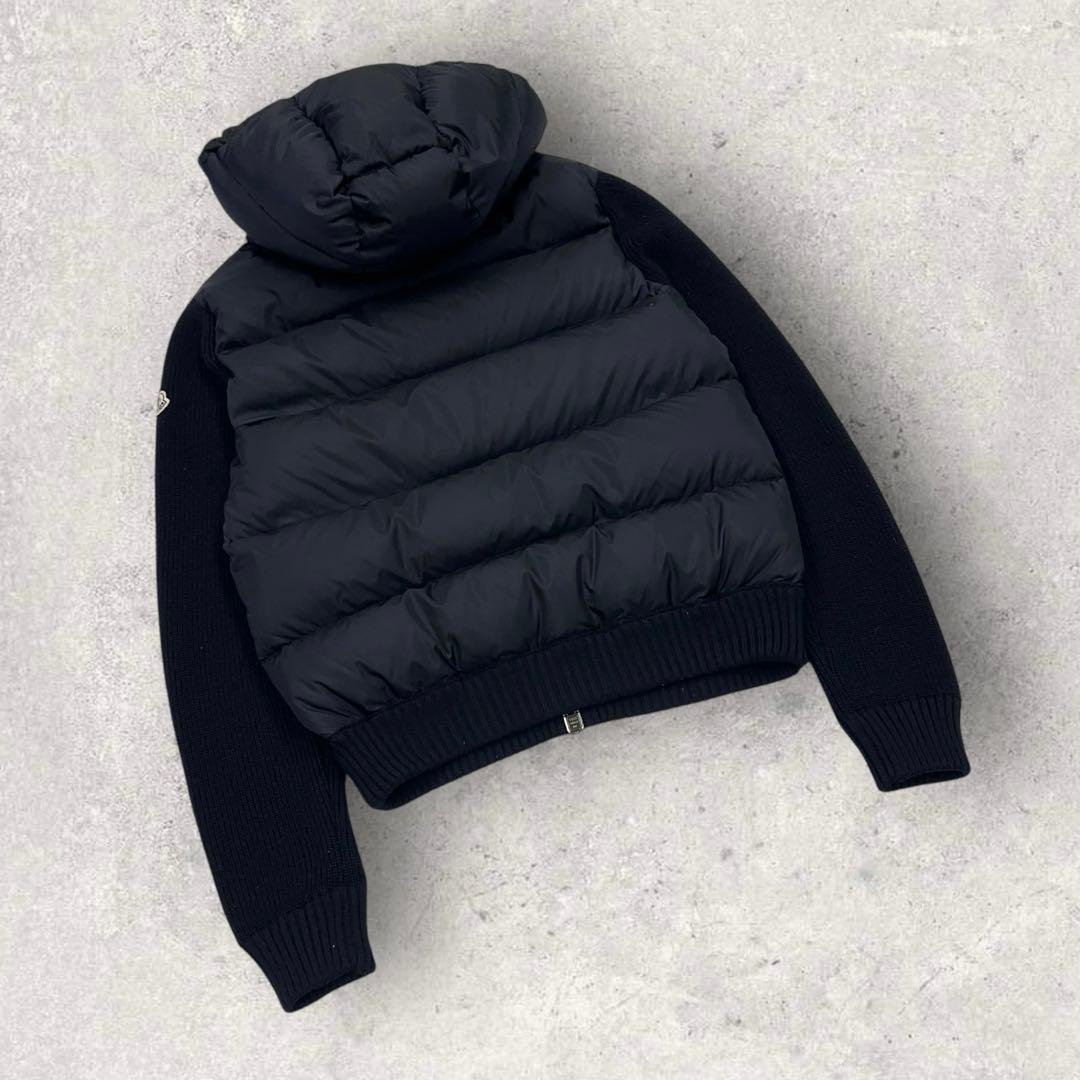 12001【美品・QR鑑定済み】モンクレール　ニット × ダウンジャケット