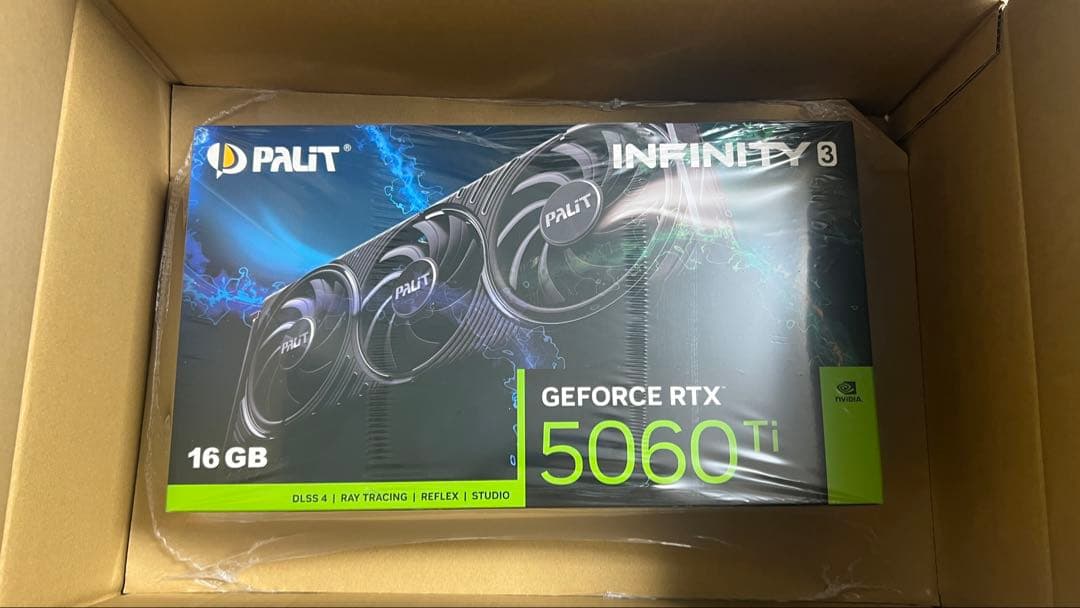 グラフィックボード・グラボ・ビデオカード Palit GeForce RTX 5060 Ti 16GB