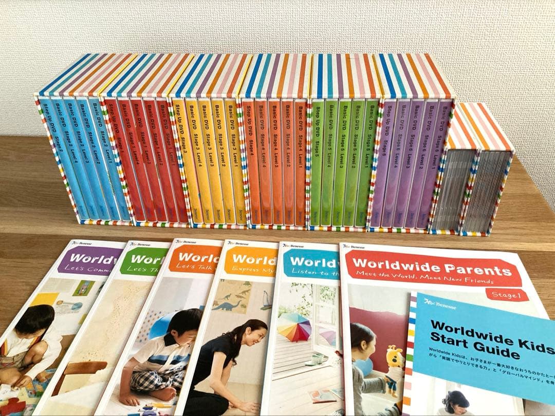 ワールドワイドキッズ Benesse DVD・CD・ペアレンツガイドセット