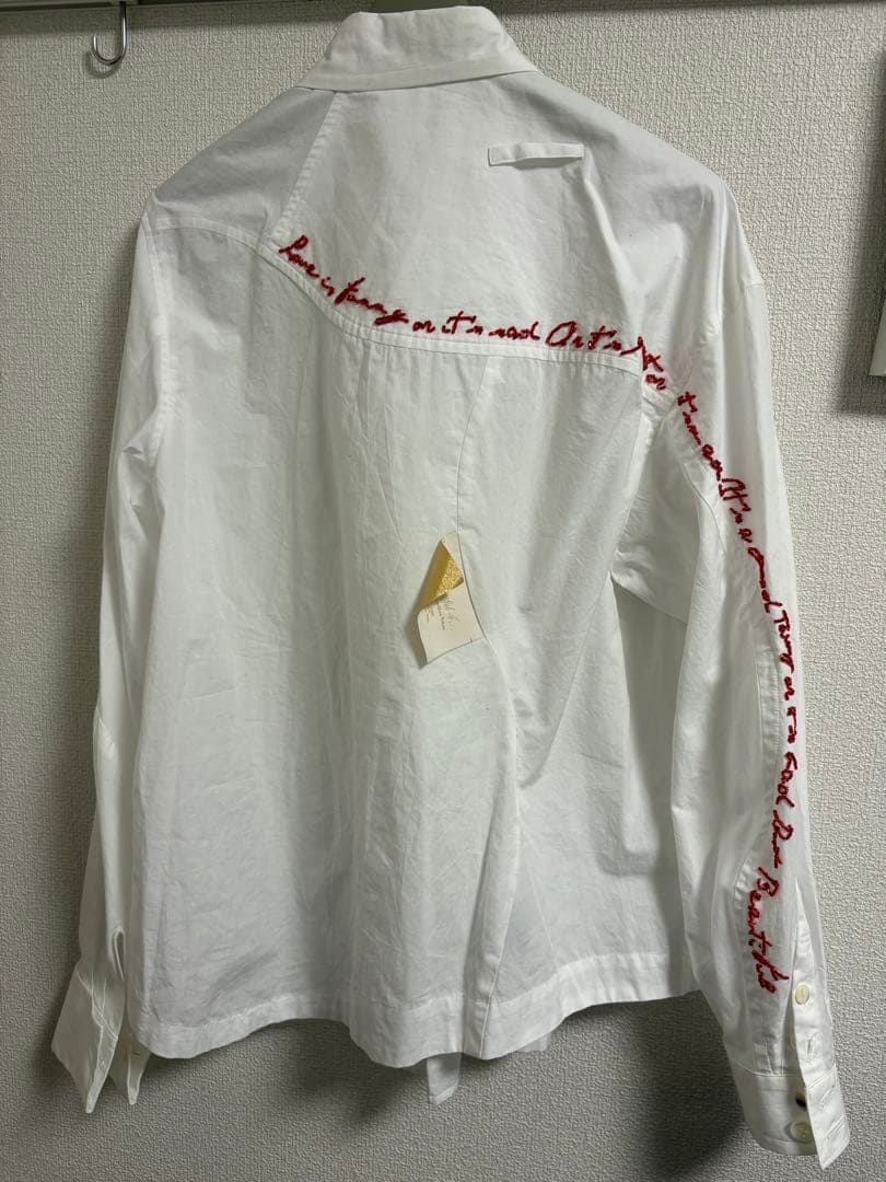 undercover25aw ビーズ刺繍シャツ　uc2e1401