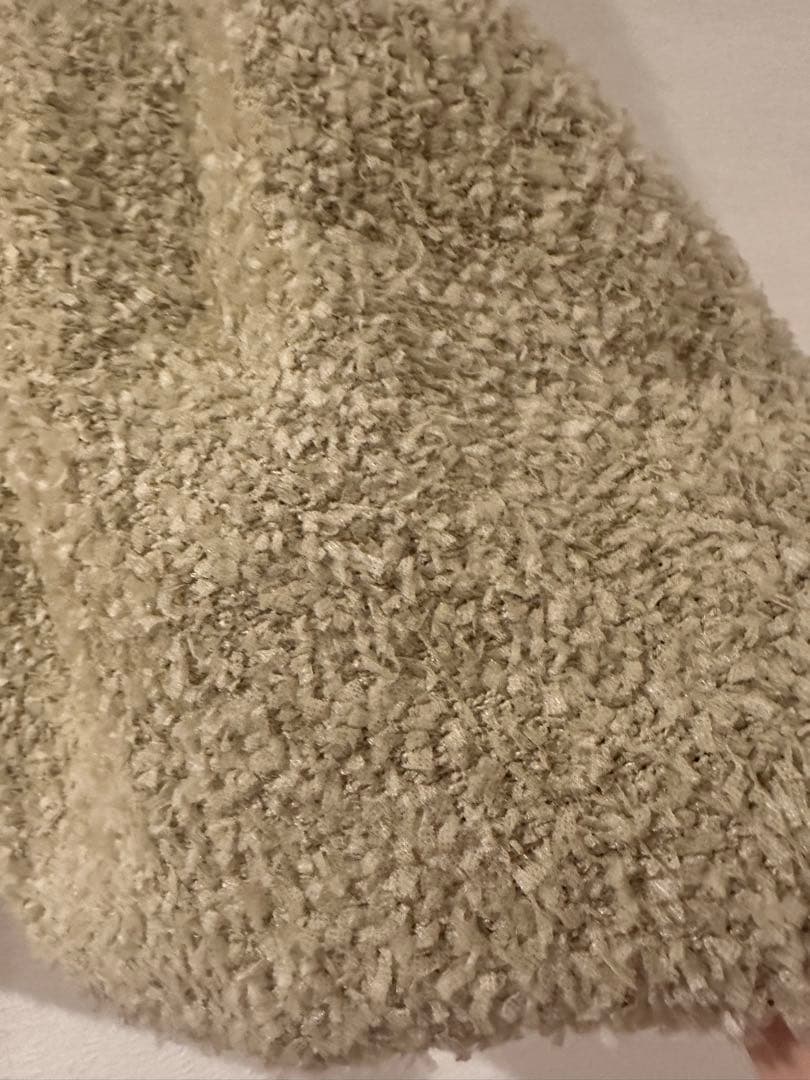 Searoomlynn Ribbon Yarn フレアニットキャミ　ベージュ