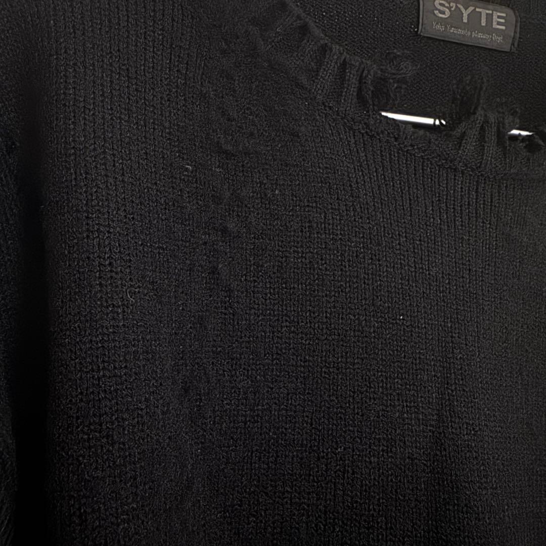 Yohji Yamamoto（ヨウジヤマモト）｜S'YTEのダメージ加工ニット