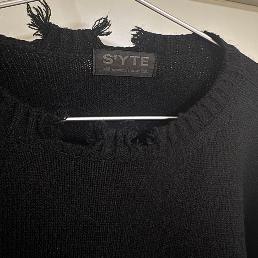 Yohji Yamamoto（ヨウジヤマモト）｜S'YTEのダメージ加工ニット