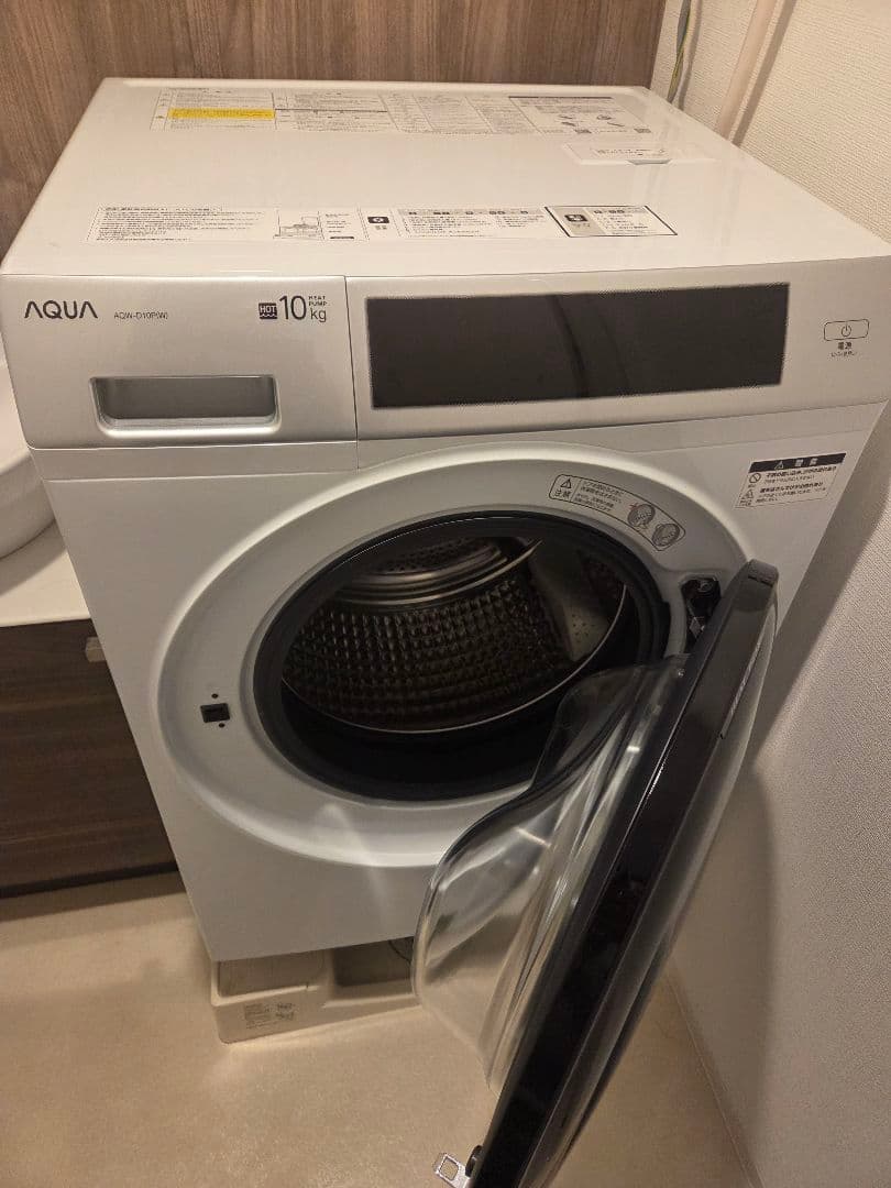 AQUA ドラム式洗濯機 AOW-D10P 10kg