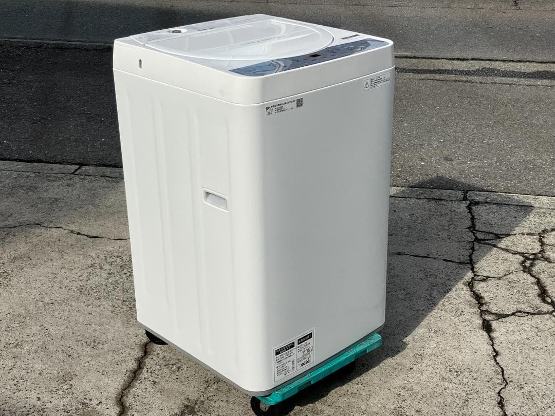 愛知岐阜/送料込★美品★シャープ5.5kg洗濯機 ES-GE5C-W　2019年