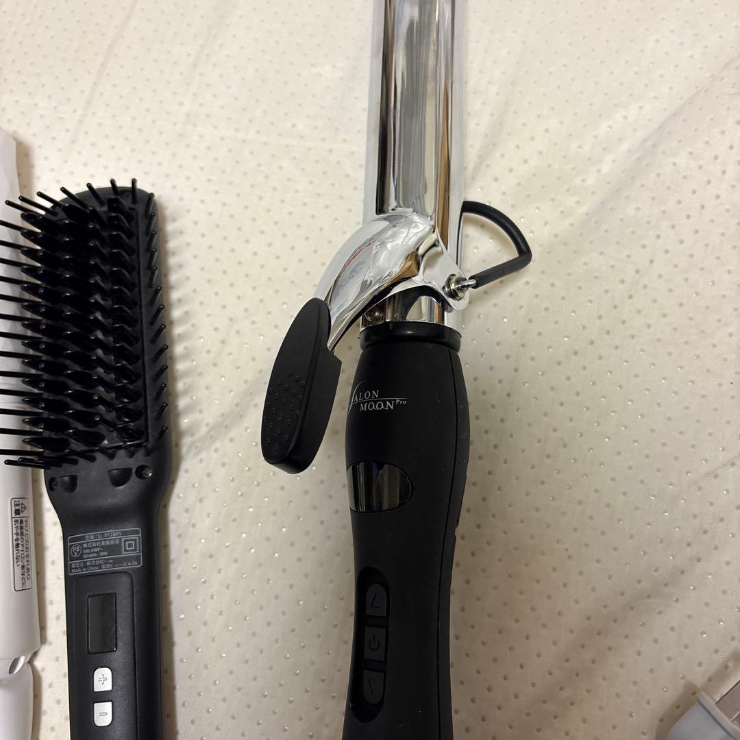 ヘアドライヤー・アイロン・ブラシセット