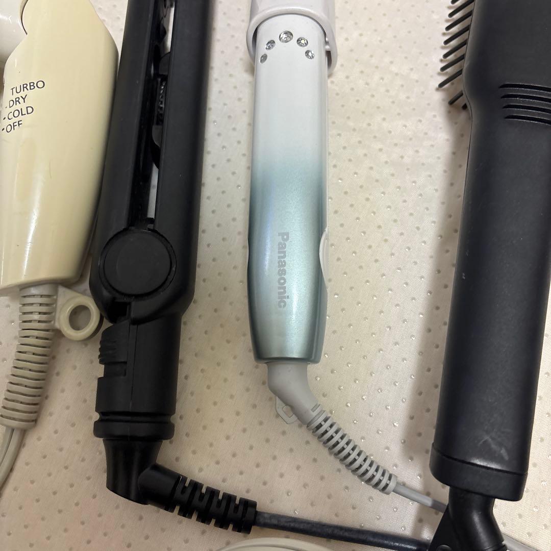 ヘアドライヤー・アイロン・ブラシセット