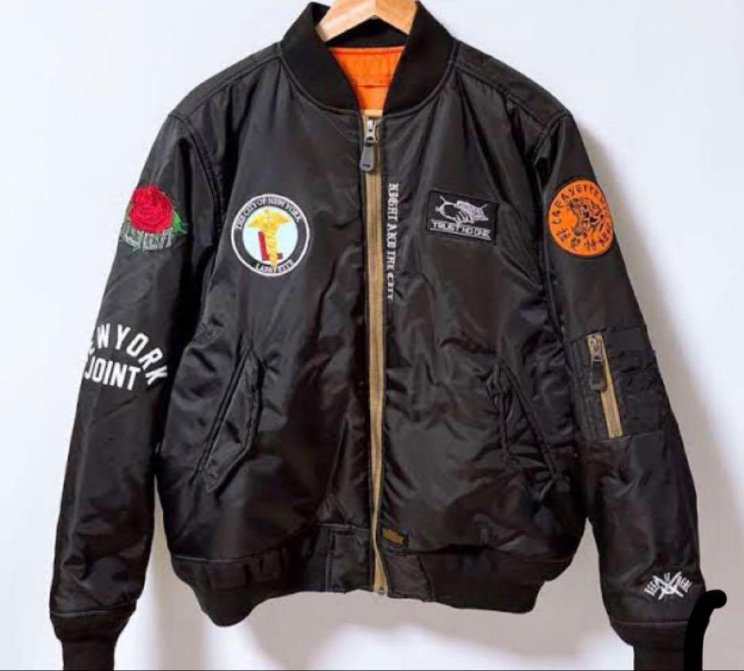 なげ　唾奇着用　BLACKWEIRDOS.lfyt ma-1