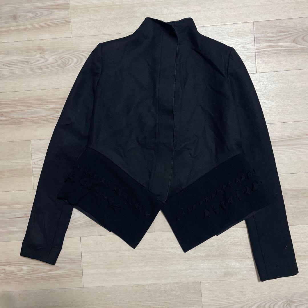 sharon wauchob シャロンワコブ 変形 ショートジャケット 黒 38