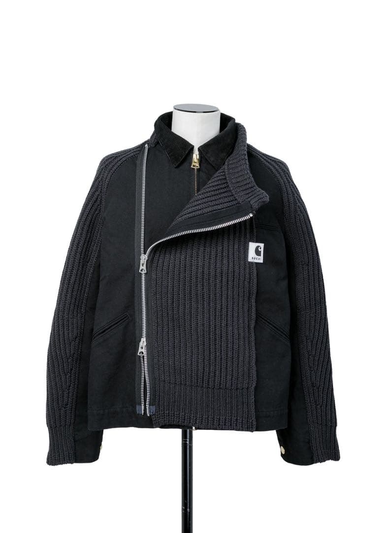 D*様 新品 sacai Carhartt Duck Wool Knit bla