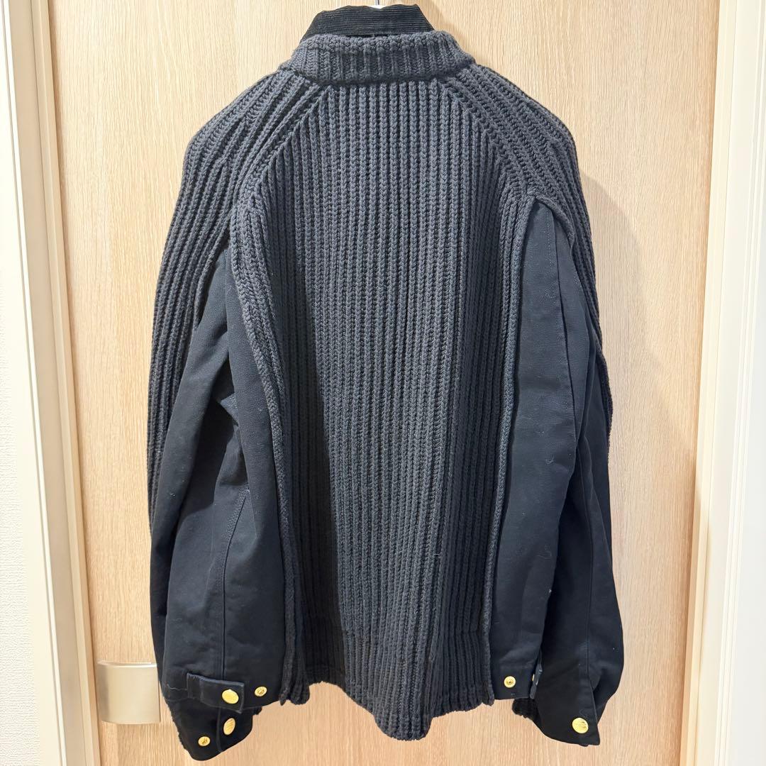 D*様 新品 sacai Carhartt Duck Wool Knit bla