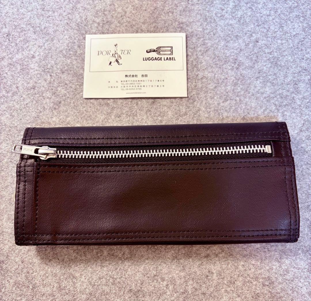 【未使用】PORTER ポーター　長財布　ブラック　取扱説明書あり