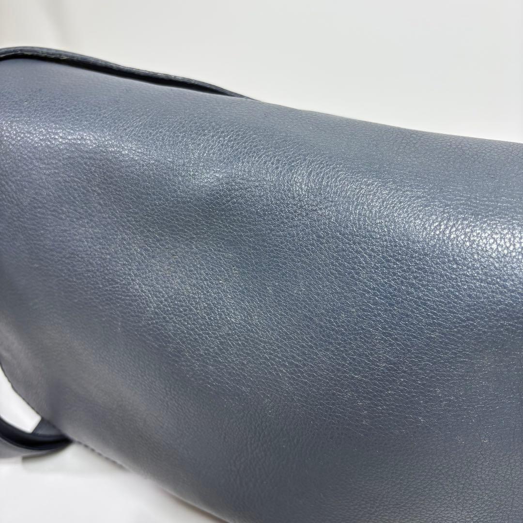 土屋鞄 PLOTA プロータ 防水フラップ ショルダーバッグ ネイビー