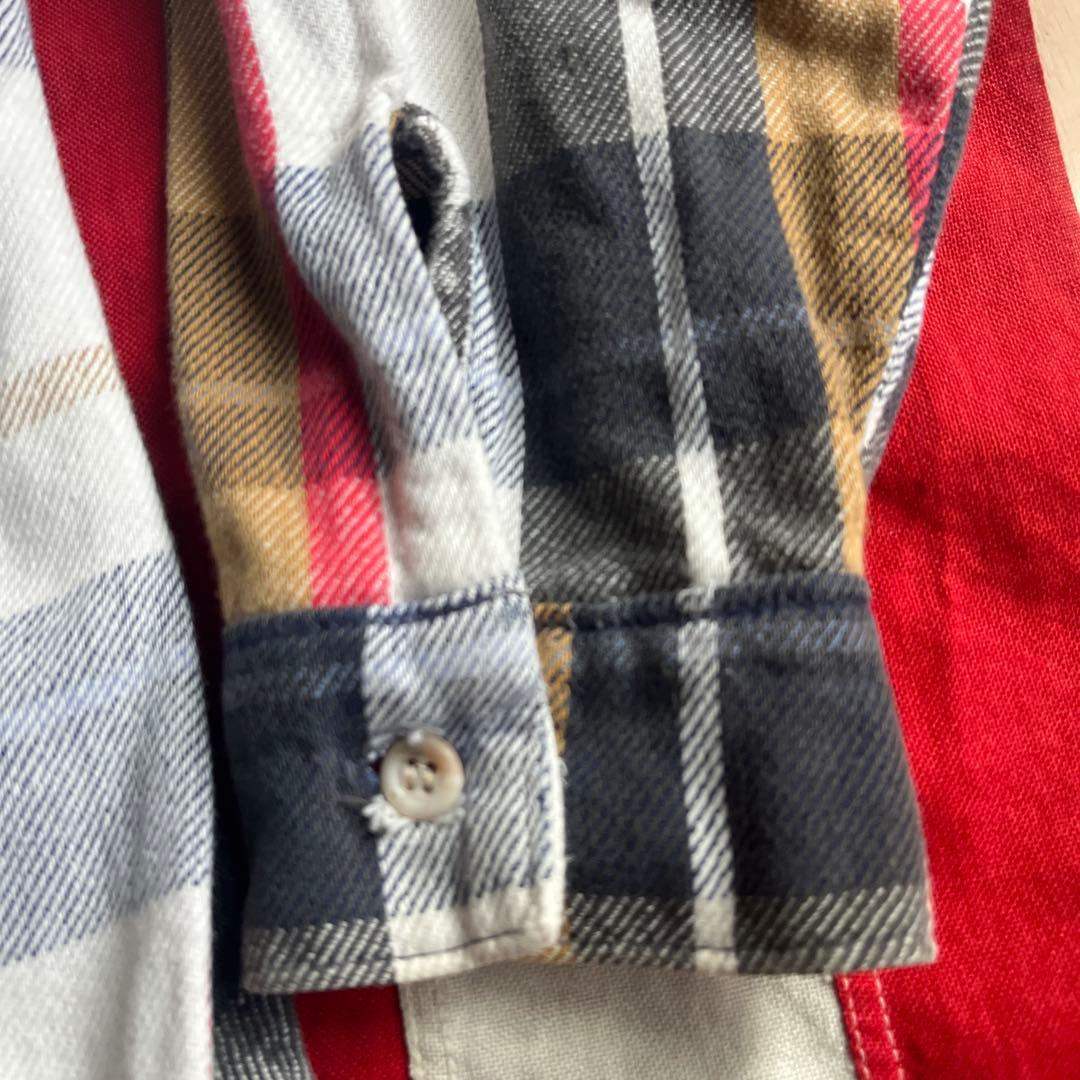 80s ビンテージ FIVE BROTHER ヘビー ネルシャツ L アメリカ製