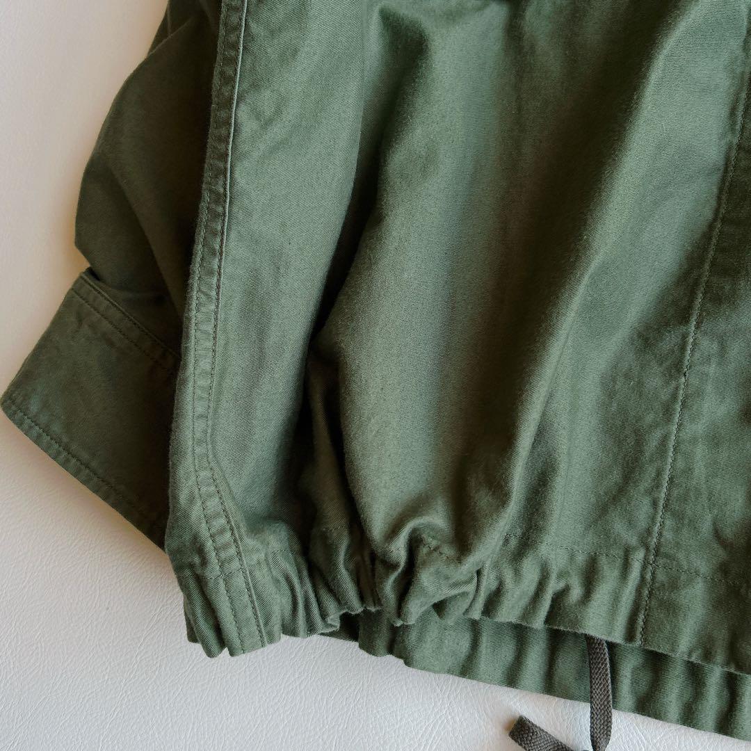 D.M.G ⿻ ワークシャツ ジャケット ミリタリー カーキ カジュアル ルーズ