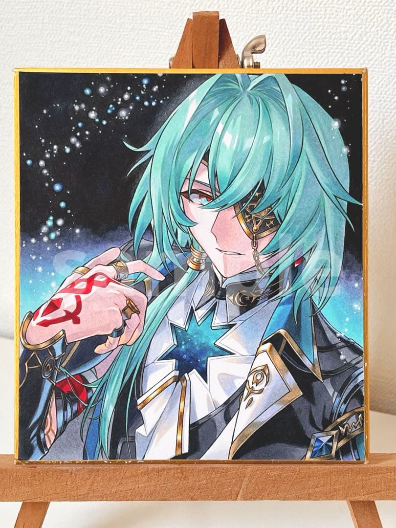 ✴︎ yuu様リクエスト ✴︎　手描き　イラスト　色紙