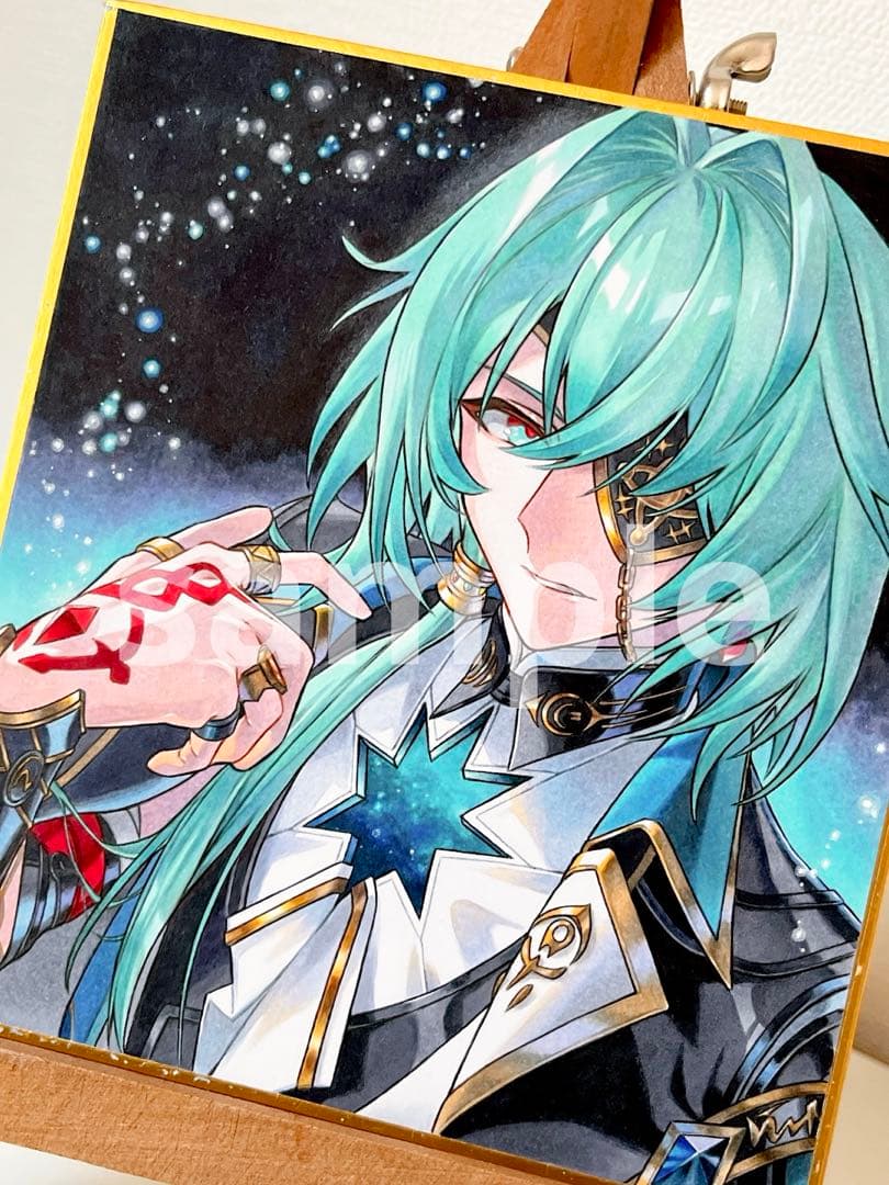 ✴︎ yuu様リクエスト ✴︎　手描き　イラスト　色紙