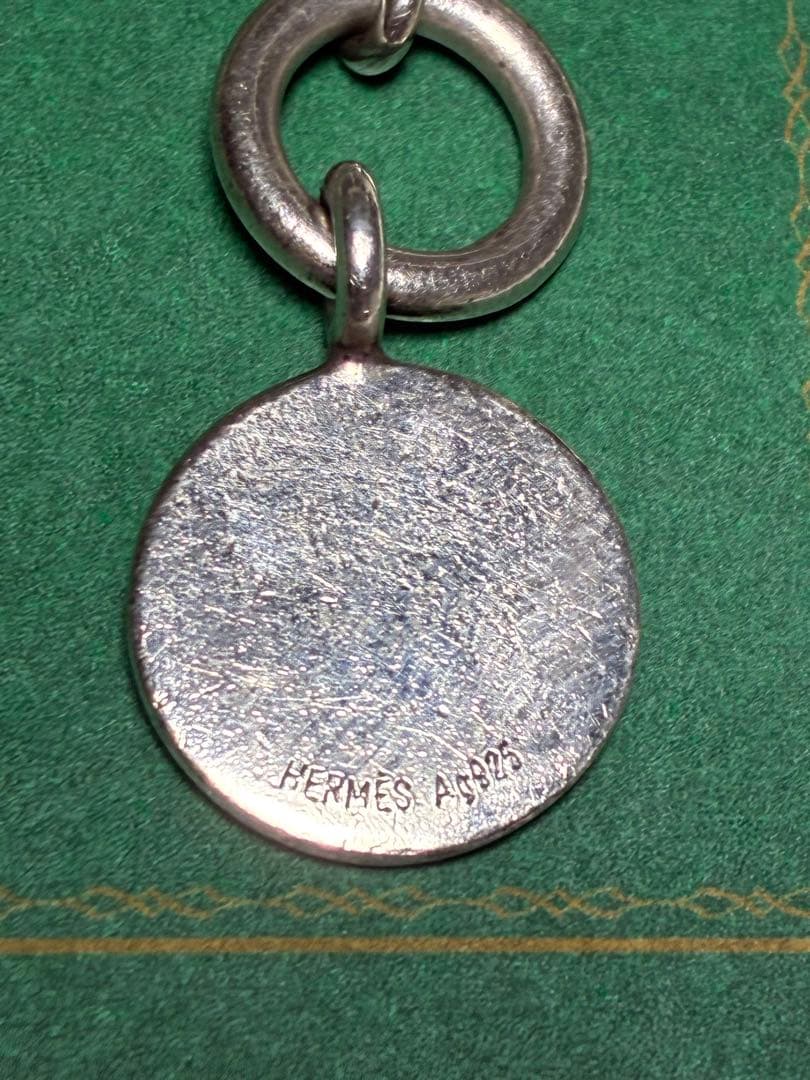 HERMES シルバー チェーンネックレス