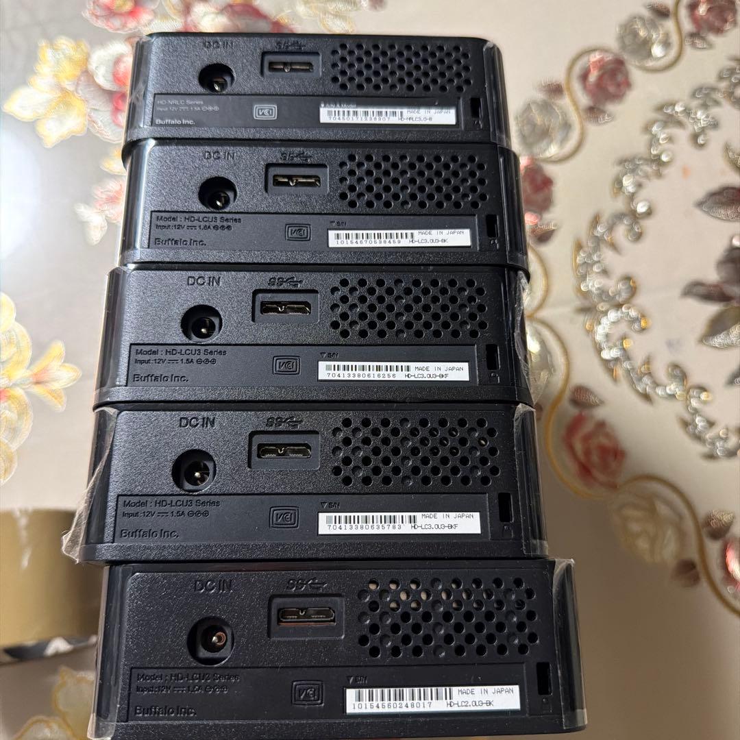 Buffalo HD-LC1.0T NAS 5台セット