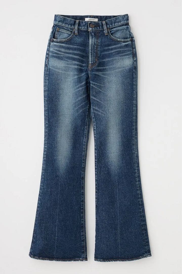 パンツ MOUSSY MVS D/BLU FLARE 25inch
