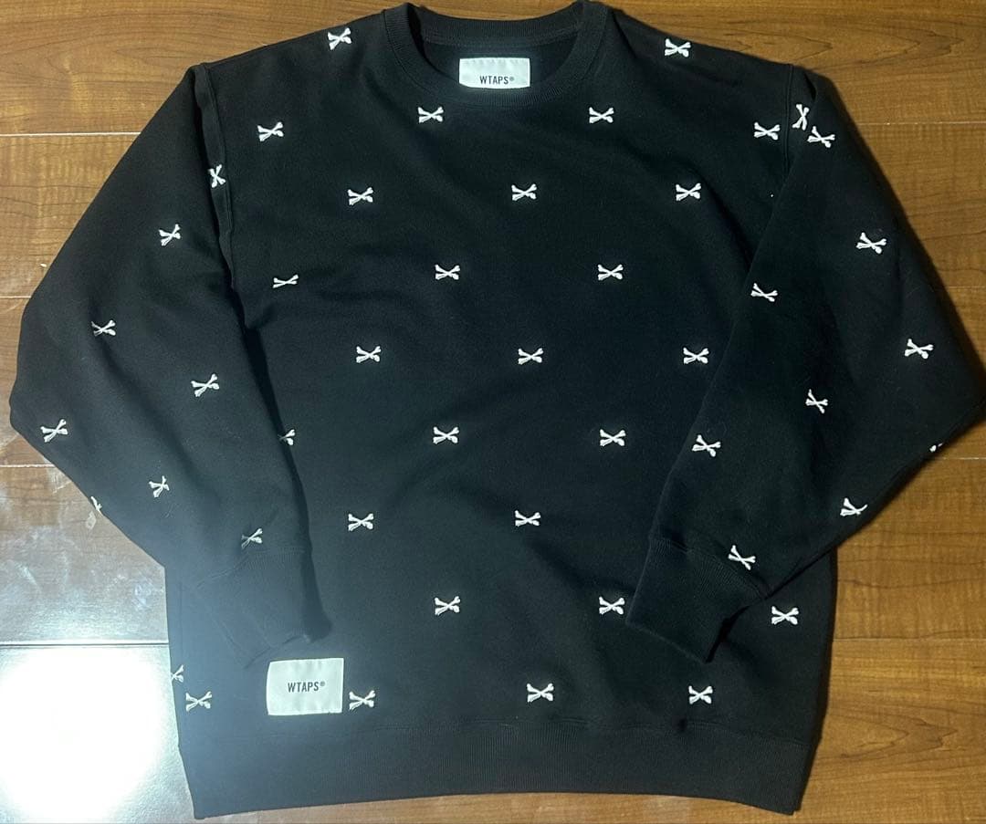 WTAPS ACNE/SWEATER/CTPL.TEXTILE クロスボーン S