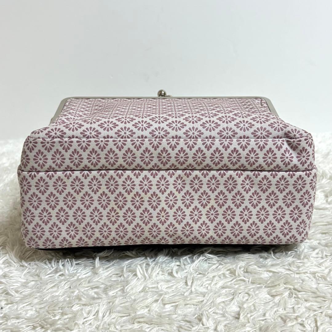 【極美品】 アヤノコウジ スクエア型 がま口 ボディバッグ クロスボディ