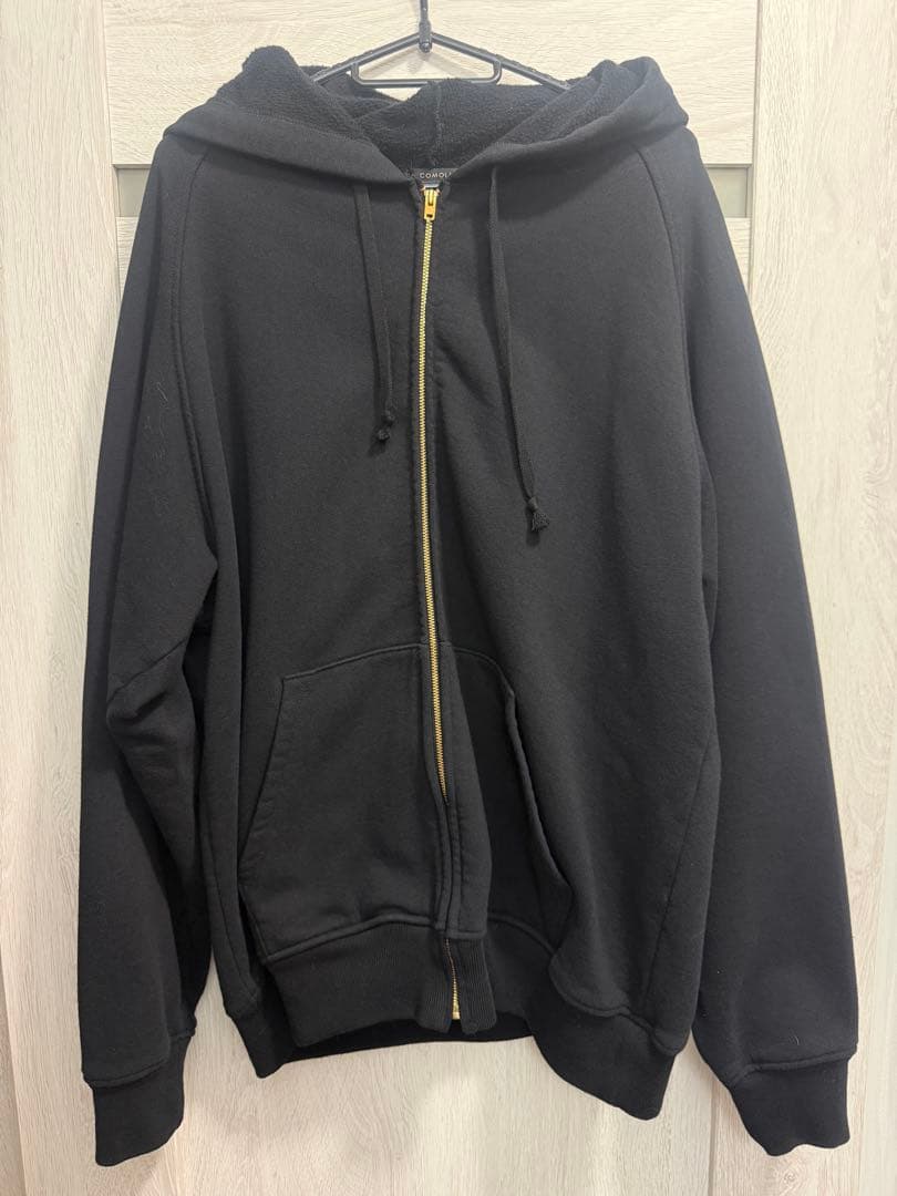 COMOLI 25AW コットン裏毛 ジップパーカー