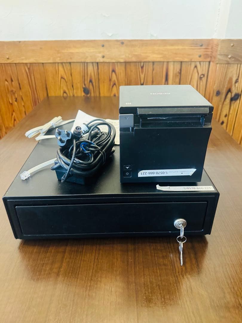 【美品】エプソンキャッシュドロアーA3336B TM-m30